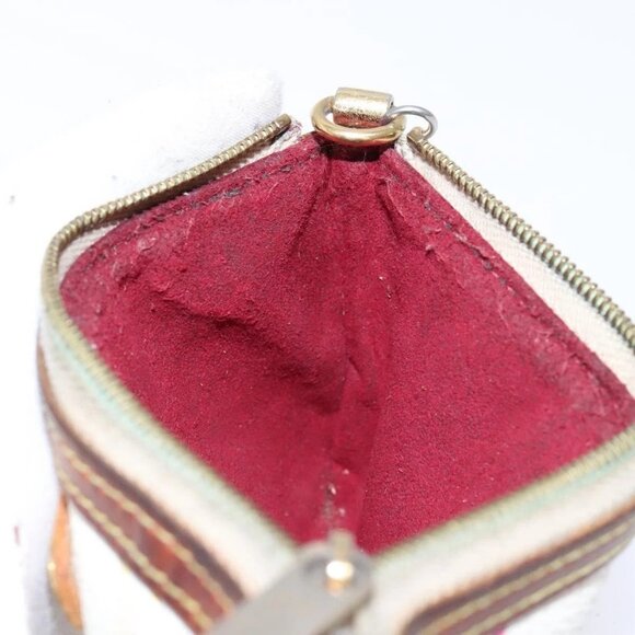 LOUIS VUITTON Multicolor Pochette Mira PM Hand Bag White M60096 LV Auth 131122 - Picture 13 of 16